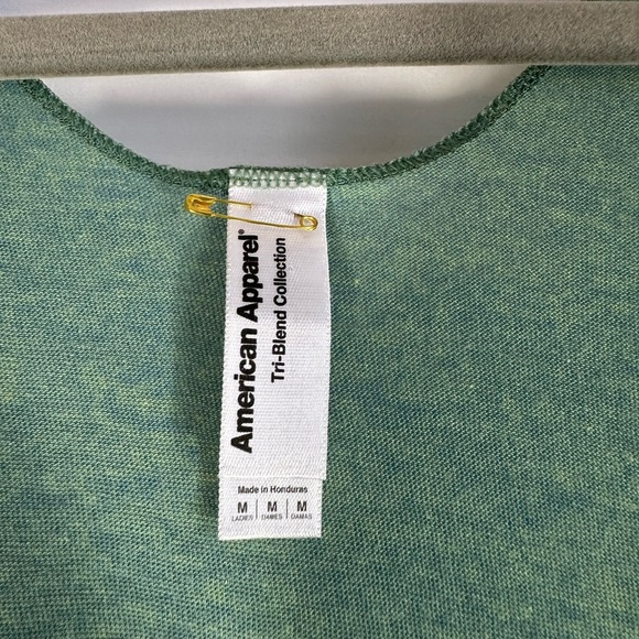 American Apparel Green Racerback Tank Top Size Medium - Picture 9 of 9